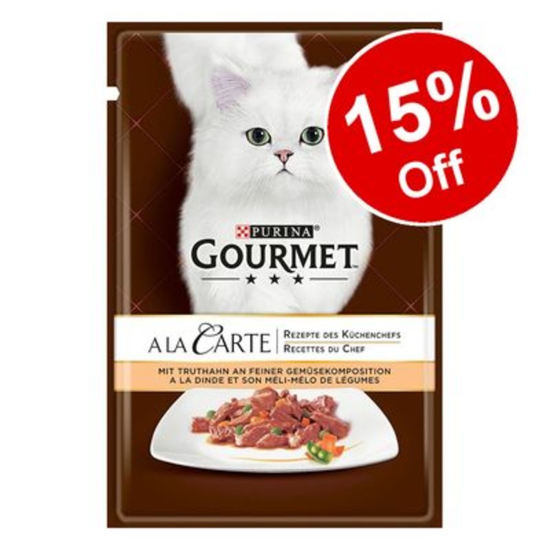 2x Gourmet A la Carte Wet Cat Food - 15% Off! *