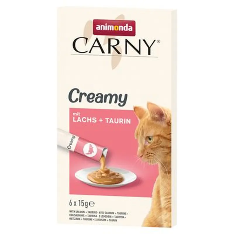animonda Carny Adult Creamy - Salmon & Taurine (6 x 15g)