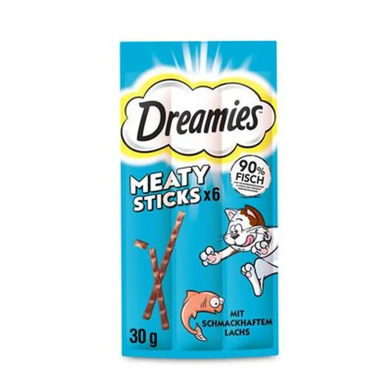 Dreamies Meaty Sticks - Salmon (6 x 5g)
