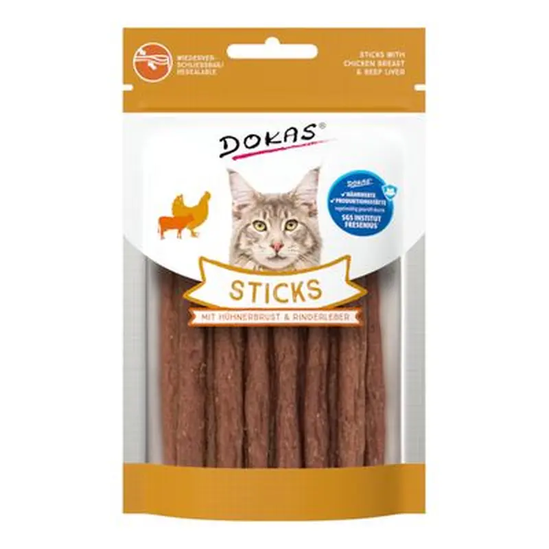 Dokas Sticks 30g - Chicken Breast & Beef Liver