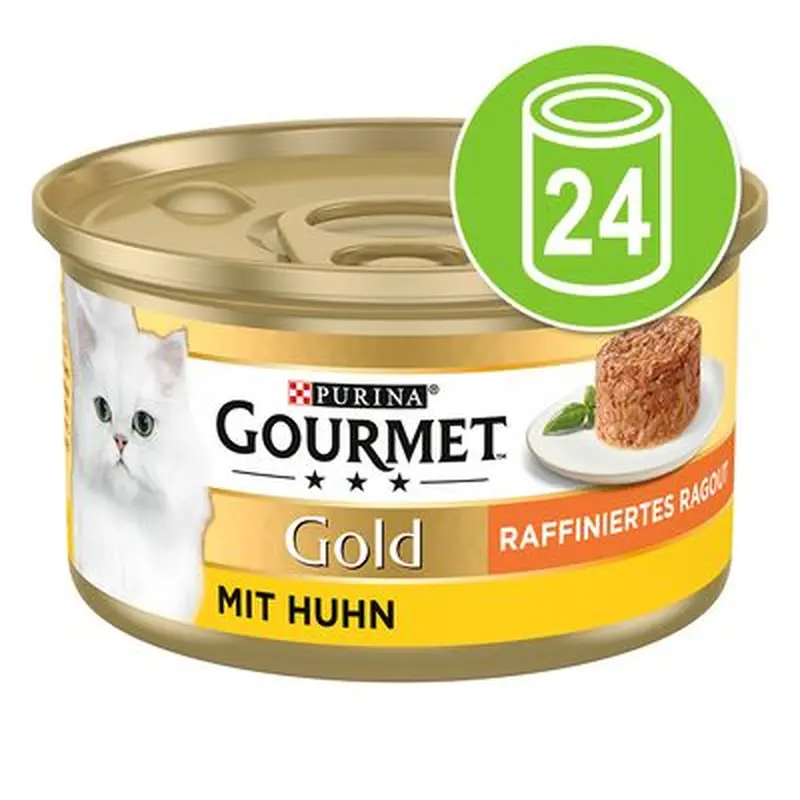 Gourmet Gold Refined Ragout Saver Pack 24 x 85g - Chicken