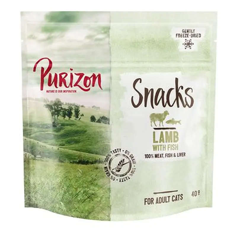 3 x 40g Purizon Cat Snacks - Special Price! * - Duck with Fish (3 x 40g)