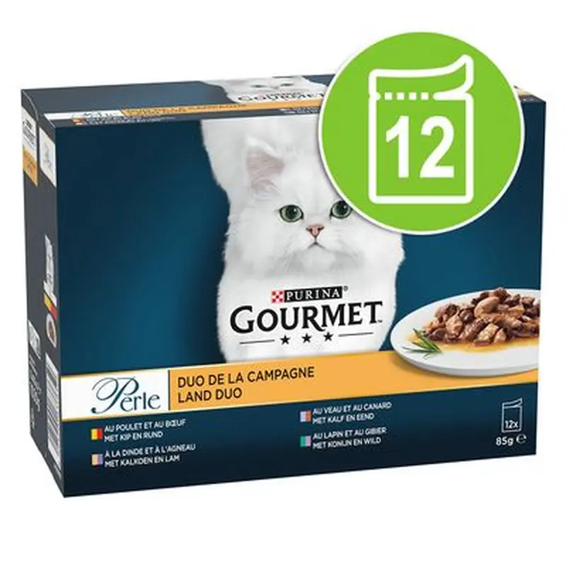 Gourmet Perle Pouches Mixed Pack 12 x 85g - Gravy Delight