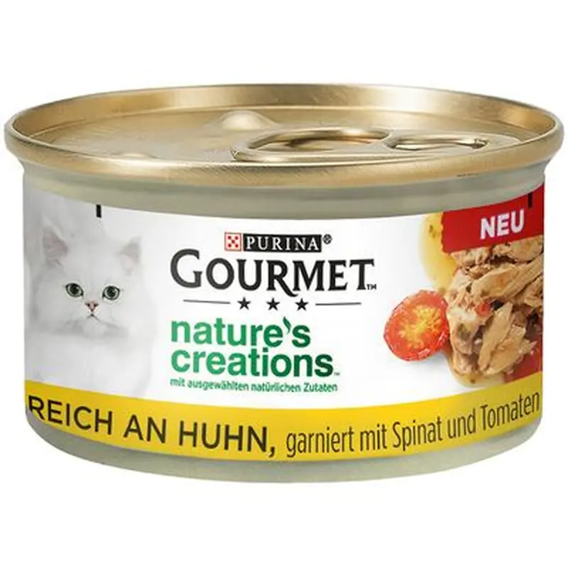 Gourmet Natures Creations 12 x 85g - Turkey with Spinach & Parsnips
