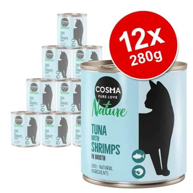 Cosma Nature Saver Pack 12 x 280g - Pacific Tuna