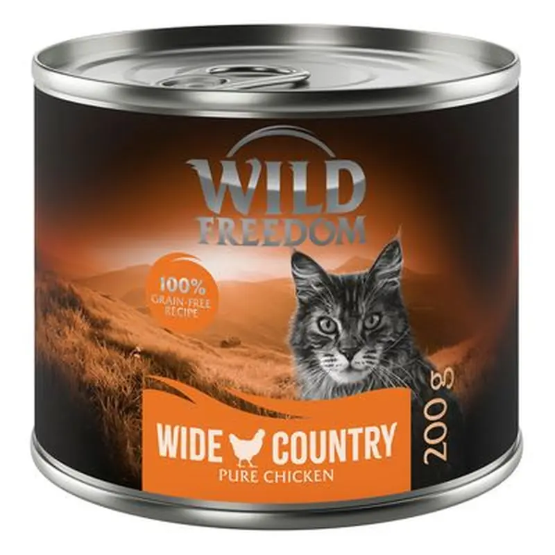 Wild Freedom Adult 6 x 200g - "Wide Country" Chicken - Grain-Free