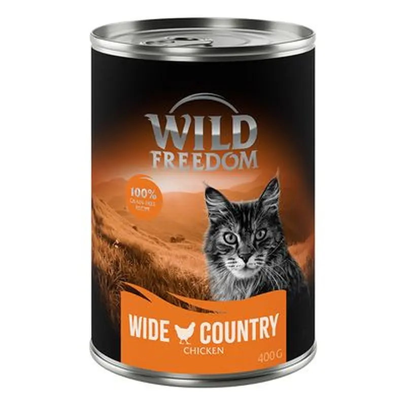 Wild Freedom Adult 6 x 400g - "Strong Lands" Chicken with Pork - Grain-Free