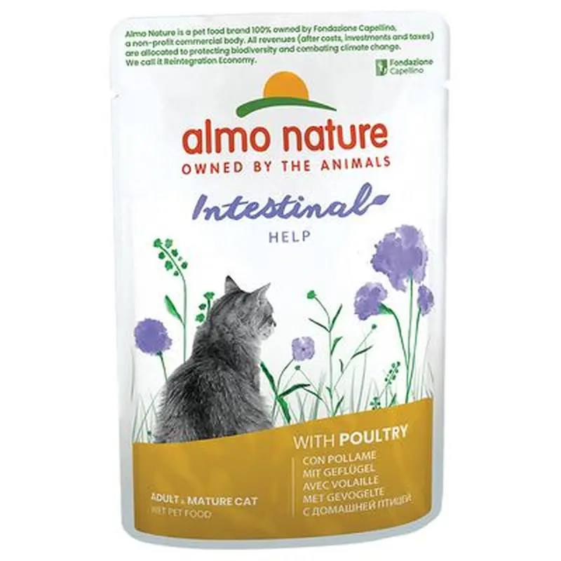 Almo Nature Holistic Intestinal Help Pouches 70g - Saver Pack: Poultry (12 x 70g)