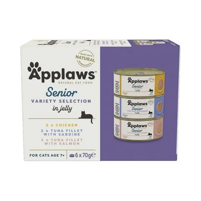 Applaws Senior Cat Food 24 x 70g - Tuna with Salmon