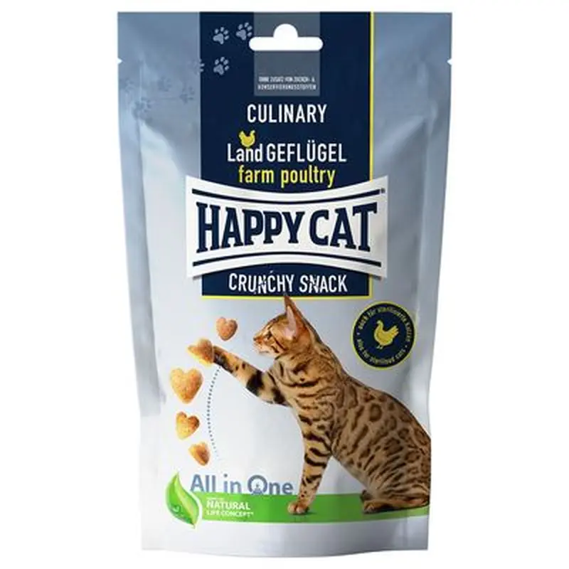 Happy Cat Culinary Crunchy Snack Country Poultry - 2 x 70 g