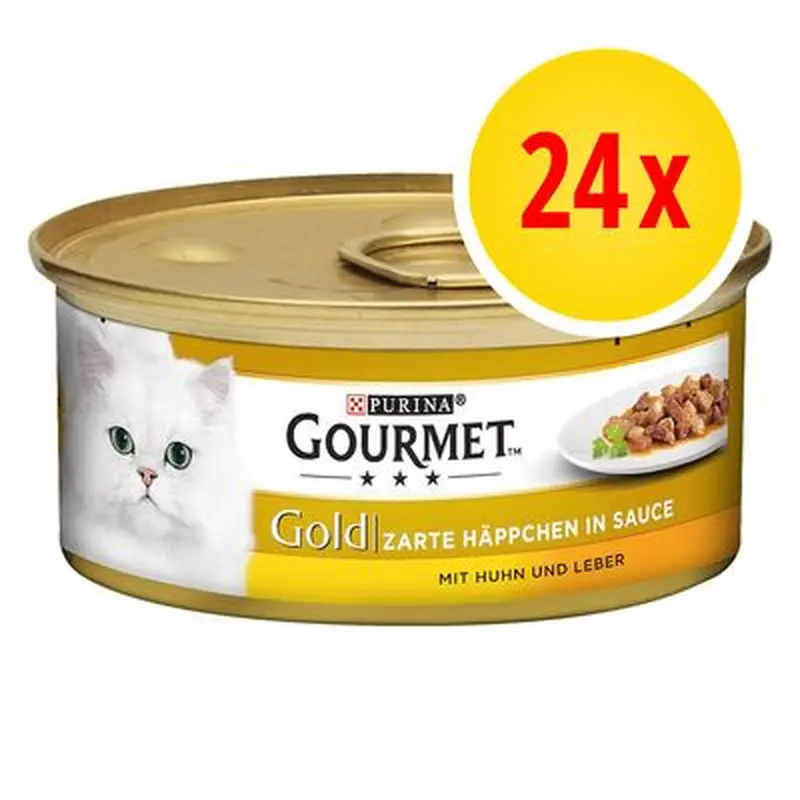 Gourmet Gold Tender Chunks Saver Pack 24 x 85g - Salmon & Chicken