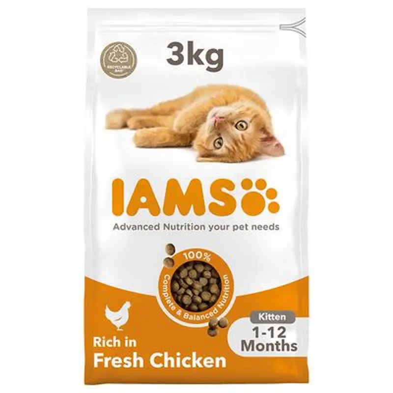 IAMS Advanced Nutrition Kitten with Fresh Chicken - 3kg