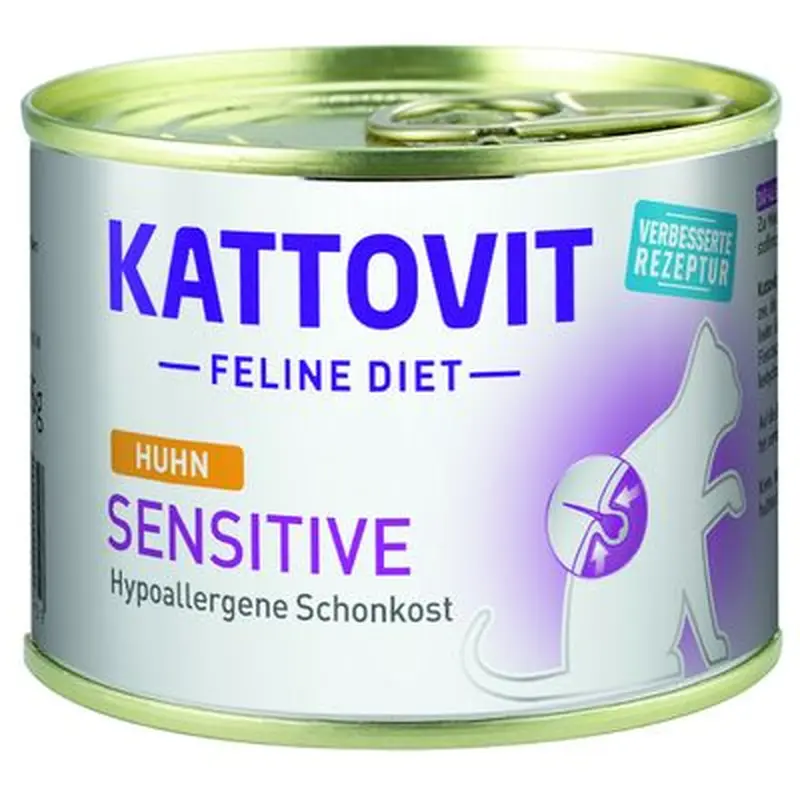 Kattovit Sensitive (Hypoallergenic Food) - Turkey (6 x 185g)