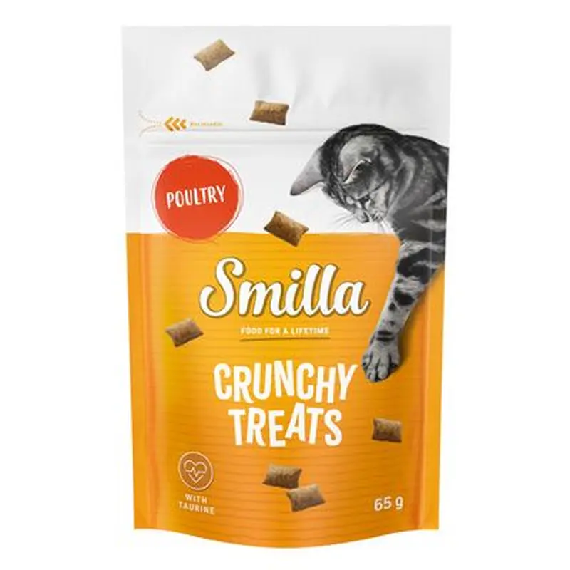 Smilla Crunchy Treats Adult - Saver Pack: Salmon (2 x 65g)