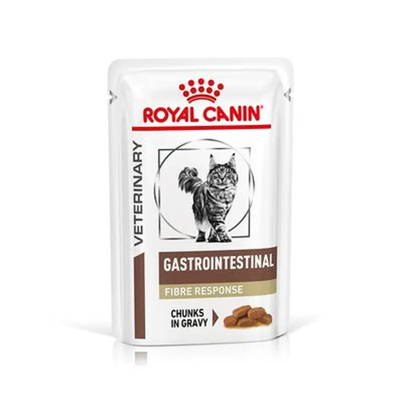 Royal Canin Veterinary Cat - Gastrointestinal Fibre Response in Gravy - 12 x 85g