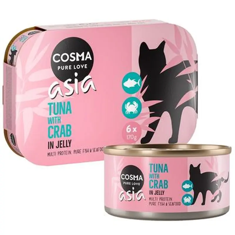 Cosma Asia in Jelly 6 x 170g - Tuna with Bream