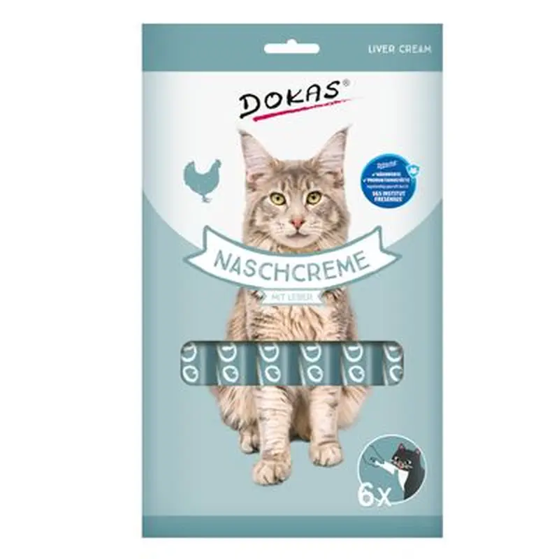 Dokas Cream Snack with Liver - Saver Pack: 8 x 90g