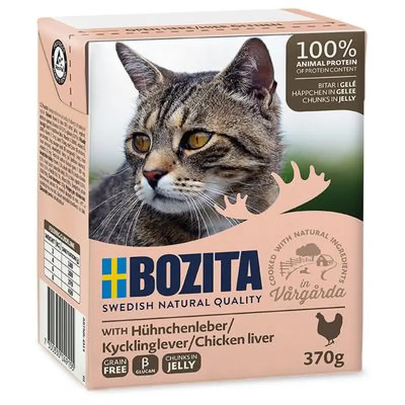 Bozita Tetra Chunks in Jelly 6 x 370g - Haddock