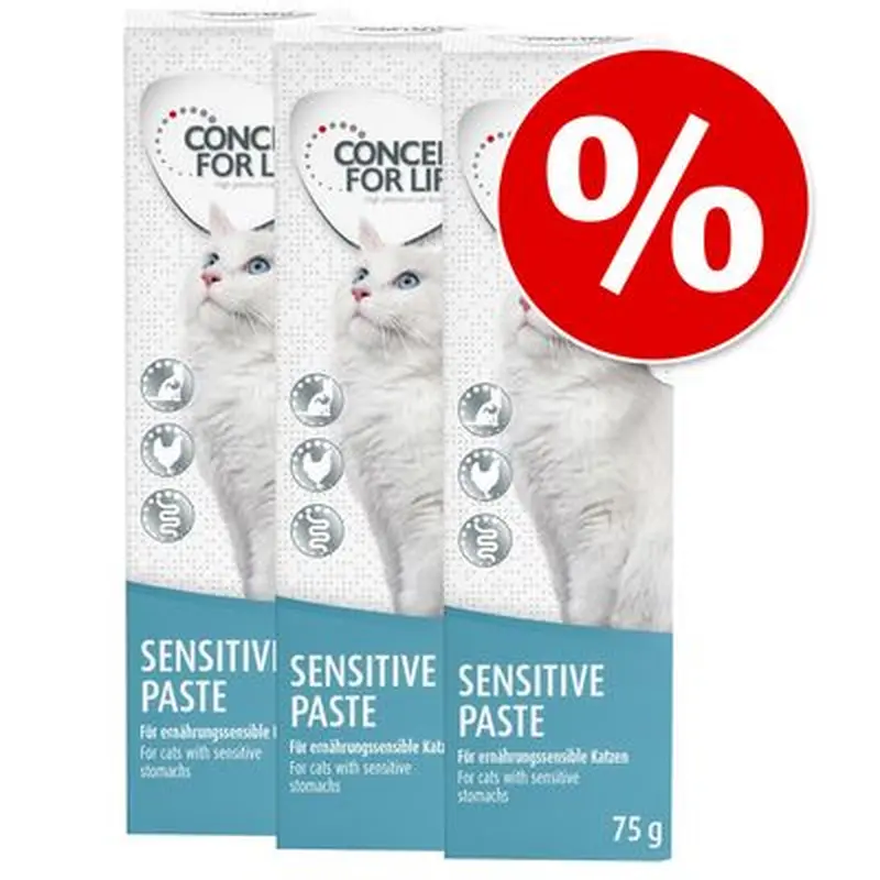 Concept for Life Paste Saver Pack 3 x 75g - Sensitive