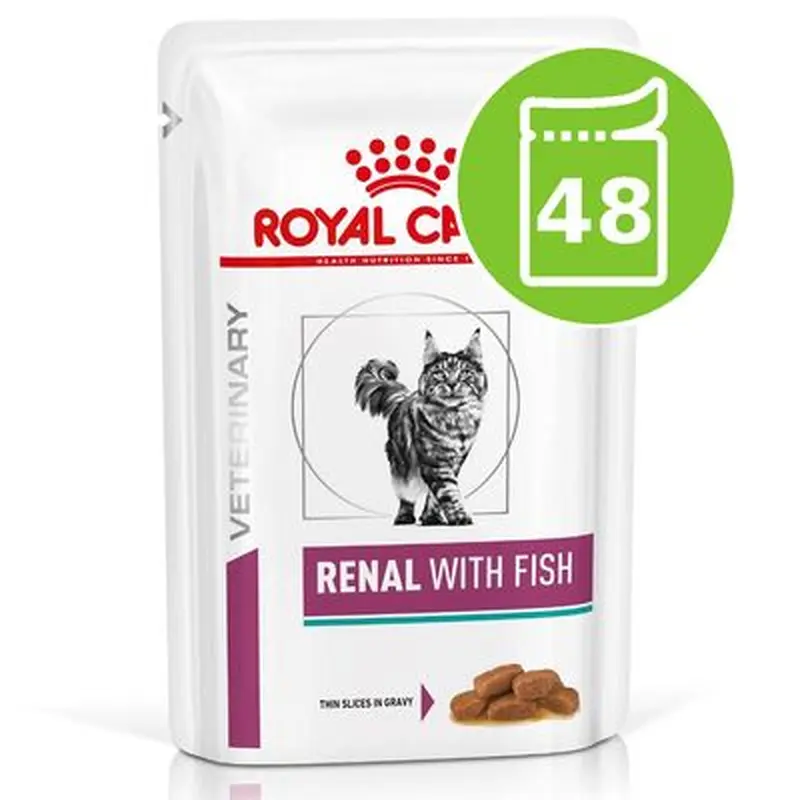 Royal Canin Veterinary Saver Pack 48 x 85g/100g - Renal with Fish (48 x 85g)