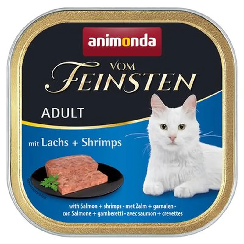 animonda vom Feinsten Adult 6 x 100g - Salmon & Shrimp