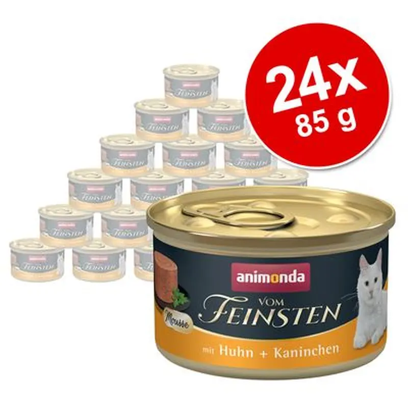 animonda Vom Feinsten Saver Pack 24 x 85g - Beef & Duck