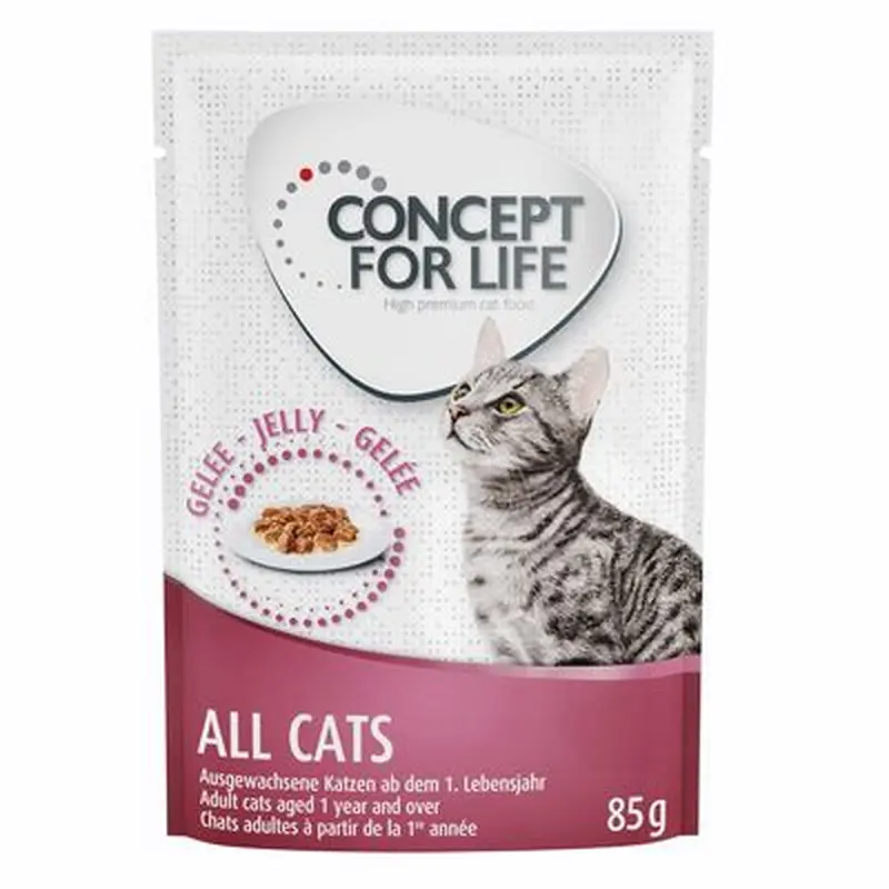Concept for Life All Cats  in Jelly - 48 x 85g