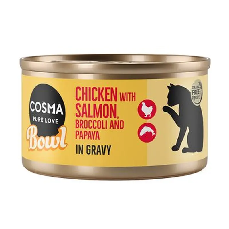 Cosma Bowl 6 x 80g - Mixed Pack (4 Varieties)