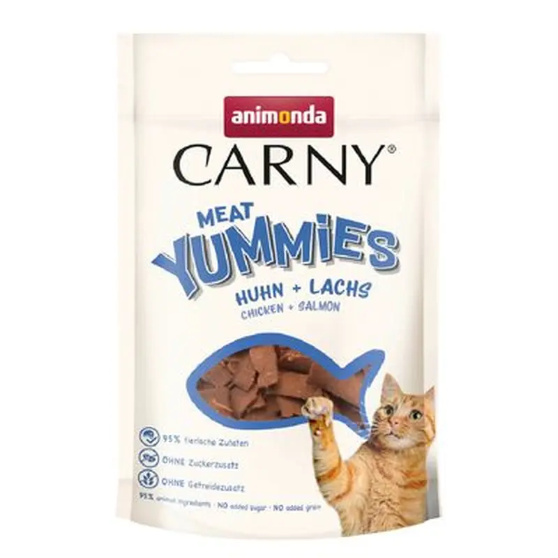 animonda Carny Adult Meat Yummies - Saver Pack: Chicken & Beef (10 x 50g)