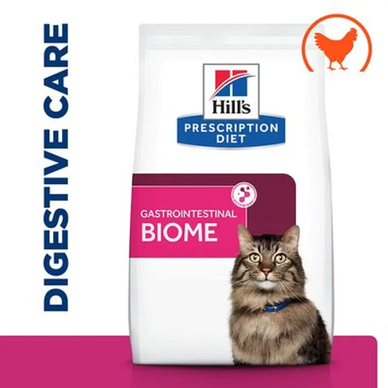 Hills Prescription Diet Feline Gastrointestinal Biome Digestive/Fibre Care - 8kg