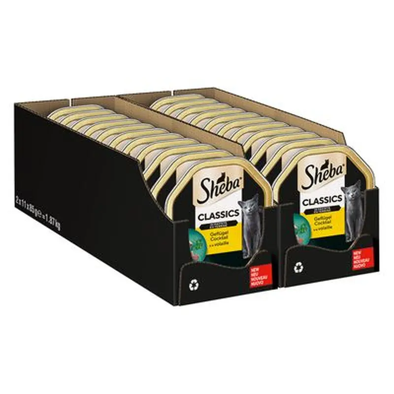 Sheba Varieties 22 x 85g - Classic Duck & Chicken