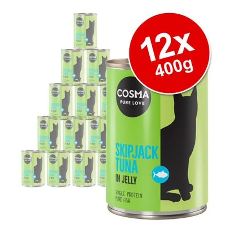 Cosma Original in Jelly Saver Pack 12 x 400g - Pacific Tuna
