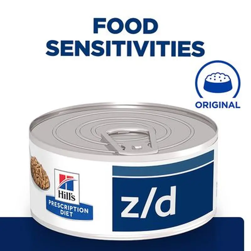 Hill's Prescription Diet Feline z/d Food Sensitivities - Saver Pack: 48 x 156g Cans
