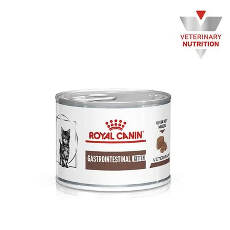 Royal Canin Veterinary - Kitten Gastrointestinal Ultra Soft Mousse - 12 x 195g