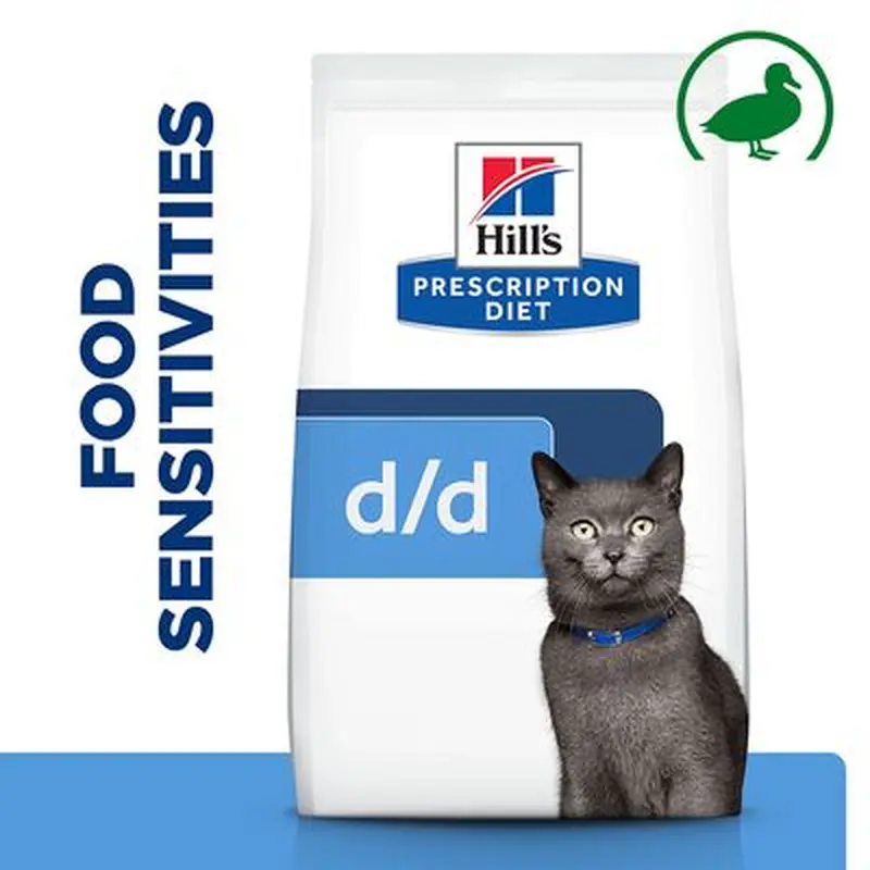 Hill's Prescription Diet Feline d/d Food Sensitivities - Duck & Green Peas - 3kg