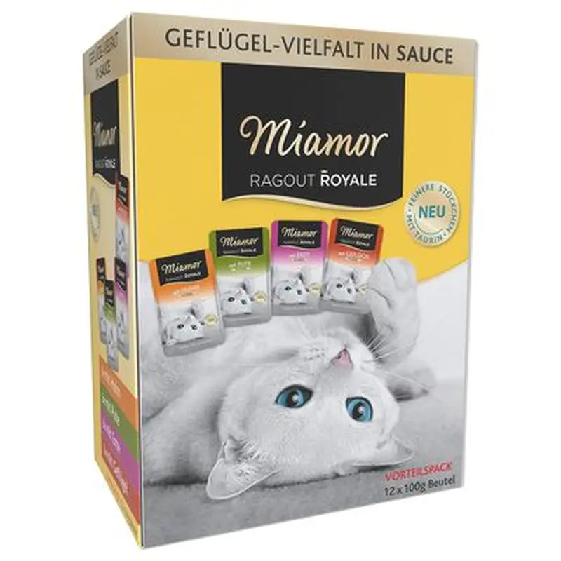 Miamor Ragout Royale Mixed Trial Pack 12 x 100g - Poultry Variety