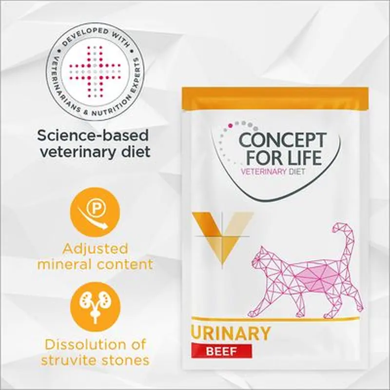 Concept for Life Veterinary Diet Urinary - Beef - 12 x 85g