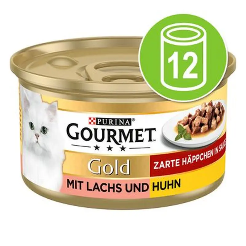 Gourmet Gold Tender Chunks 12 x 85g - Chicken & Liver