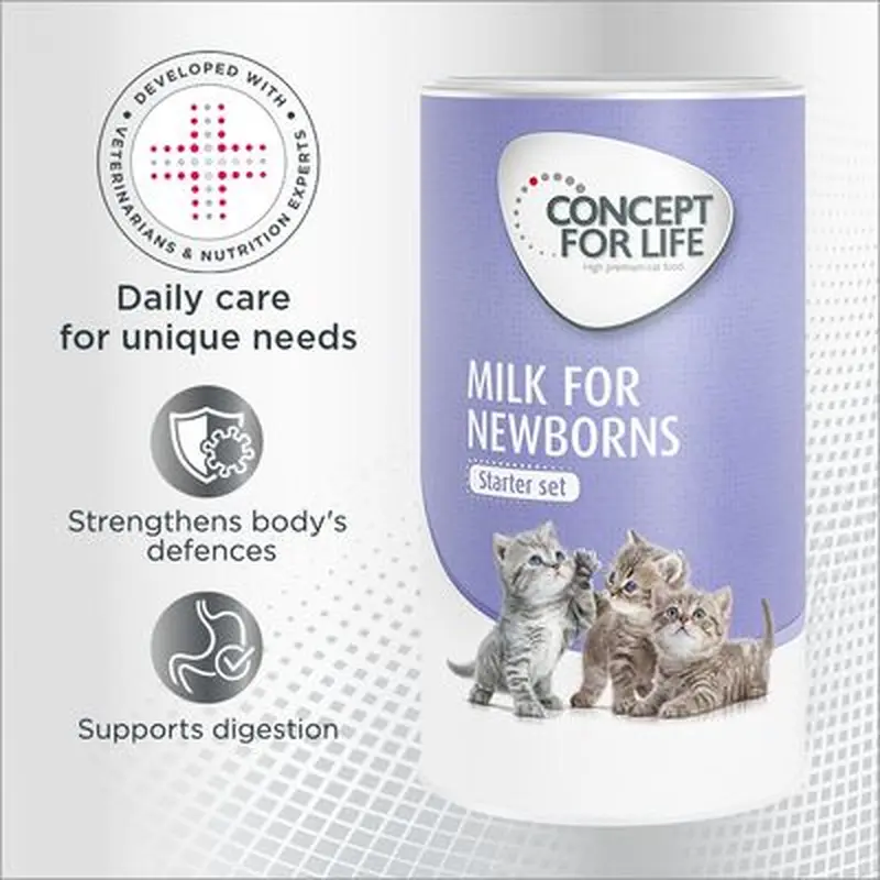 Concept for Life Milk for Newborns - Starter Set - Saver Pack: 2 x 300g (6 x 100g pouch)