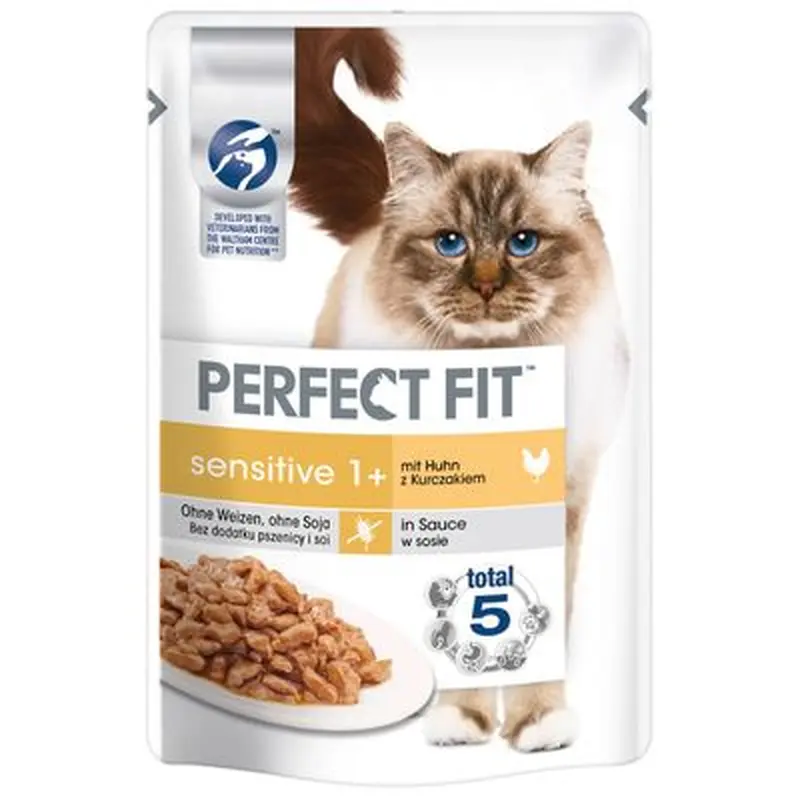 Perfect Fit Sensitive 1+ Pouches - Saver Pack: Chicken in Sauce (24 x 85g)