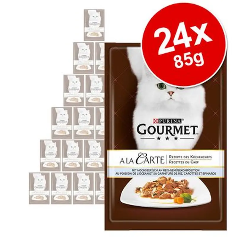 Gourmet A la Carte Saver Pack 24 x 85g - Turkey & Vegetables