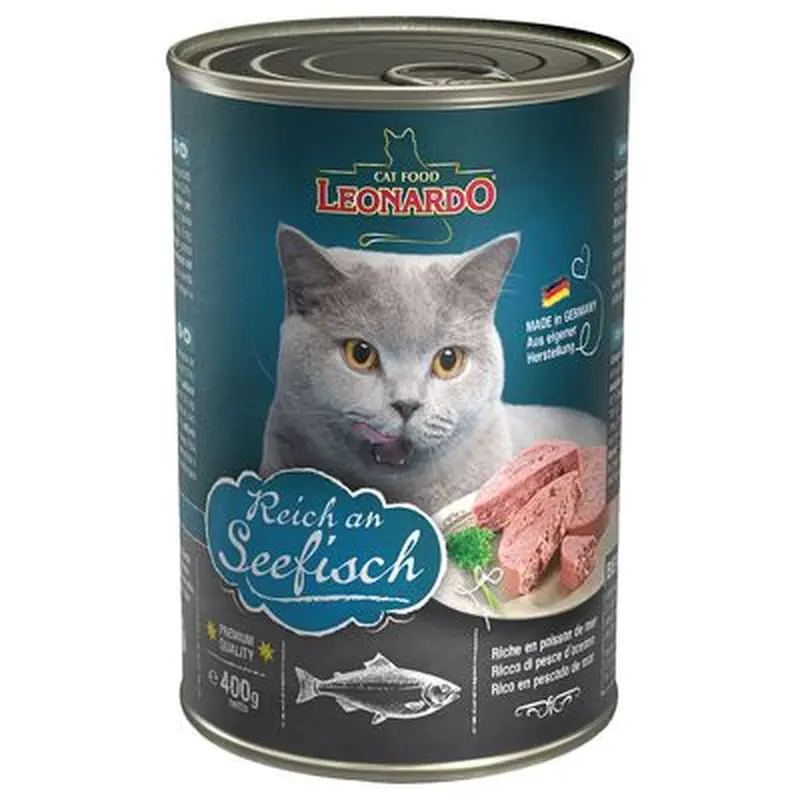 Leonardo All Meat 6 x 400 g - Rich in sea fish