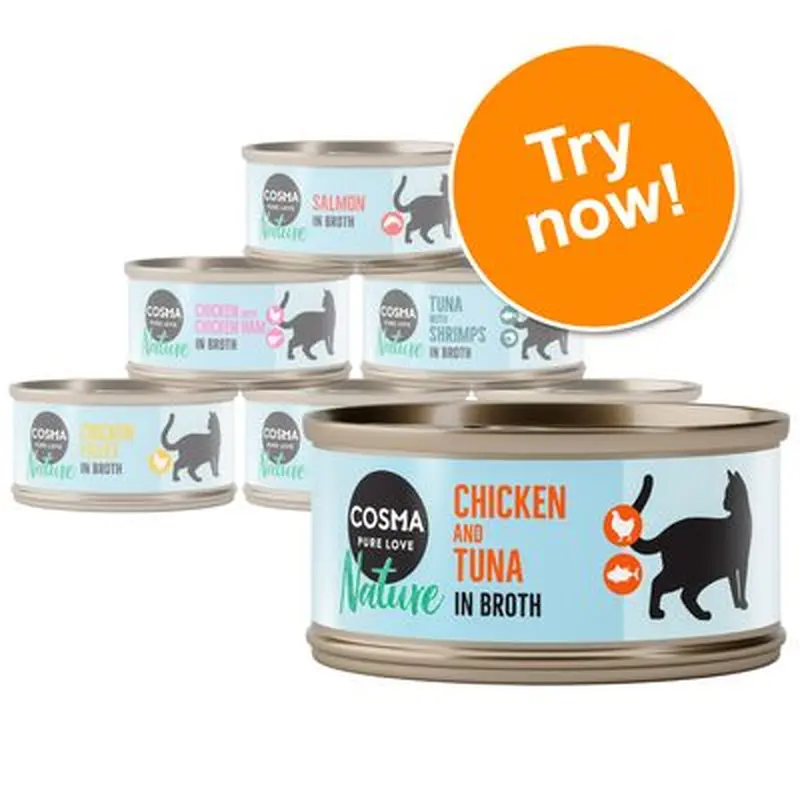 Cosma Nature Mixed Trial Pack - 6 x 70g Mix 2 (6 Varieties)