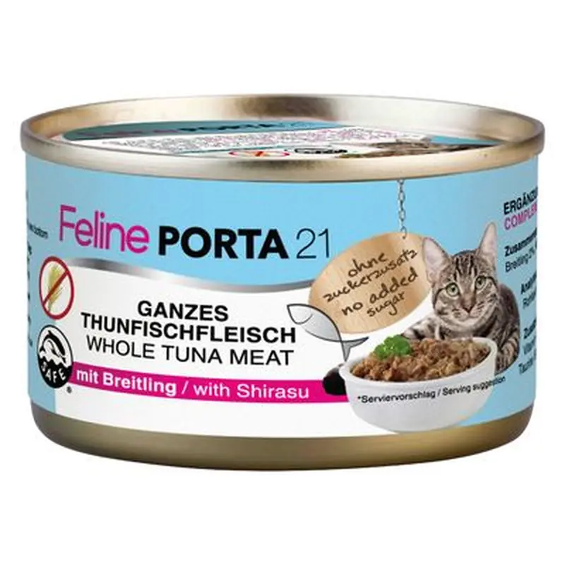 Feline Porta 21 - 6 x 90g - Whole Tuna with Aloe Vera