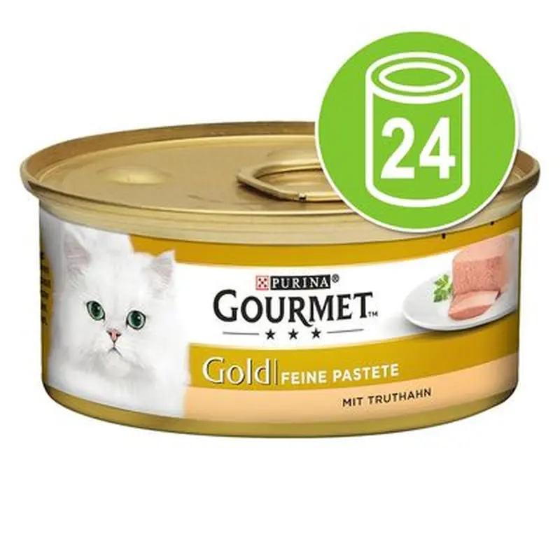 Gourmet Gold Mousse 24 x 85 g wet food for cats - Rabbit