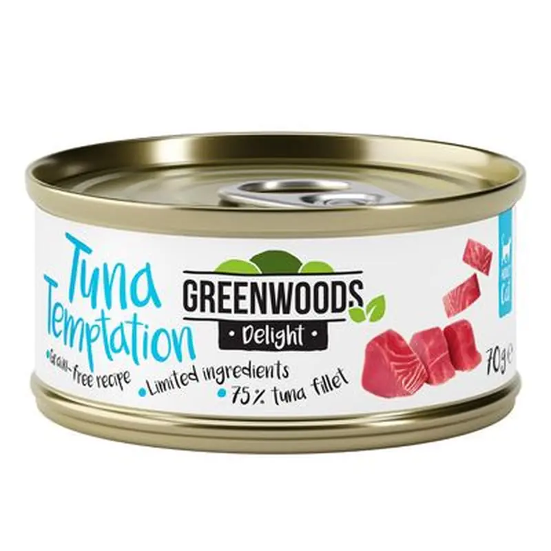 Greenwoods Delight Tuna Fillet - Saver Pack: 24 x 70g