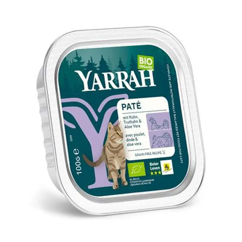 Yarrah Organic Pt 6 x 100g - Salmon with Organic Seaweed