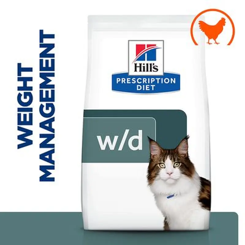 Hill's Prescription Diet Feline w/d Multi-Benefit - Chicken - Economy Pack: 2 x 3kg