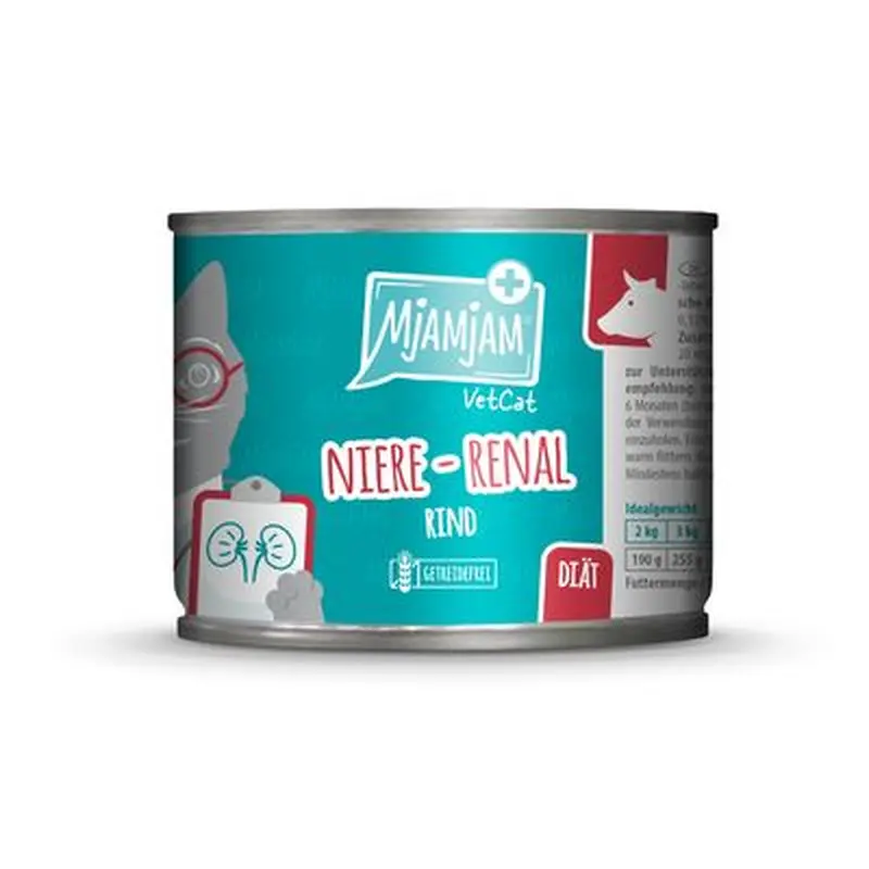 MjAMjAM VetCat Kidney/Renal 6 x 200g - Chicken