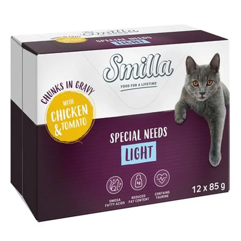 Smilla Special Needs Light Chunks in Gravy with Chicken & Tomato - 12 x 85g